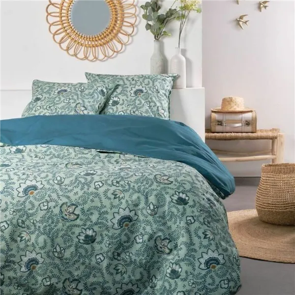 Duvet cover set TODAY Green 260 x 240 cm 3 Pieces