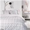 Duvet cover set TODAY Lines Light grey 220 x 240 cm 3 Pieces