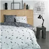 Duvet cover set TODAY Abstract 220 x 240 cm White 3 Pieces