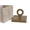 Jewelry box Home ESPRIT Beige Resin 12 x 12 x 21 cm