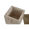 Jewelry box Home ESPRIT Beige Resin 12 x 12 x 21 cm