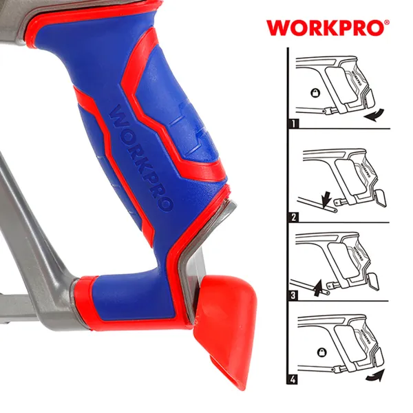 Bow saw Workpro Aluminium 38 cm 30 cm