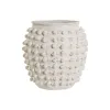 Planter Home ESPRIT White Light grey Cement 36 x 36 x 36 cm