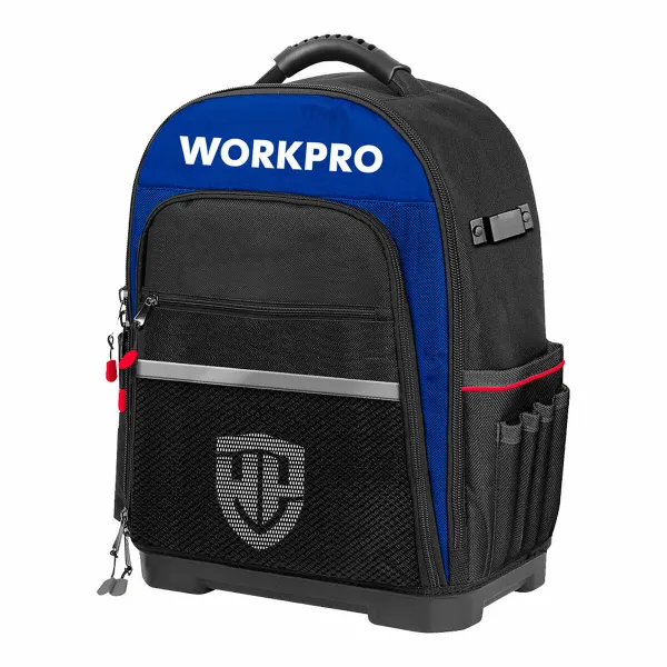 Tool Holder Workpro Blue Black Polyester Plastic 28 L Rucksack