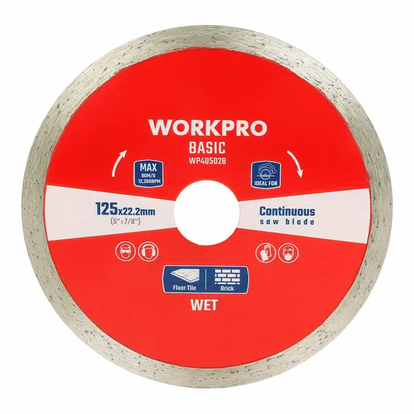 Teemantketas Workpro Ø 125 X 22,2 X 7 MM