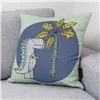 Cushion cover Kids&Cotton Italo A Mint 50 x 50 cm Dinosaur