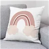 Cushion cover Kids&Cotton Lavi A Pink 50 x 50 cm Rainbow