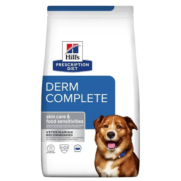 Fodder Hill's Prescription Diet Derm Complete Meat 1,5 Kg