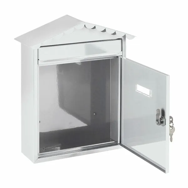 Letterbox Arregui White Steel 30 x 11 x 36 cm