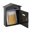 Letterbox Arregui Black Steel 30 x 11 x 36 cm