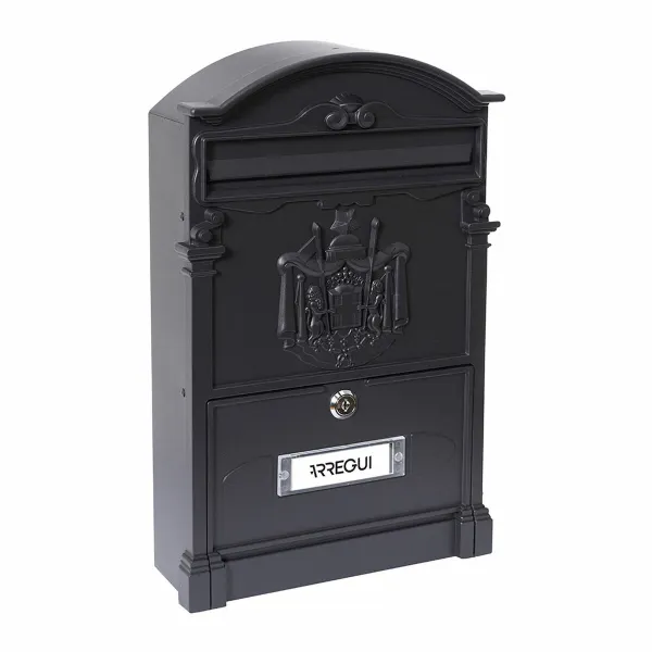 почтовый ящик Arregui Чёрный 26 X 9 X 42 CM Алюминий