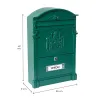 почтовый ящик Arregui Зеленый 26 X 9 X 42 CM Алюминий