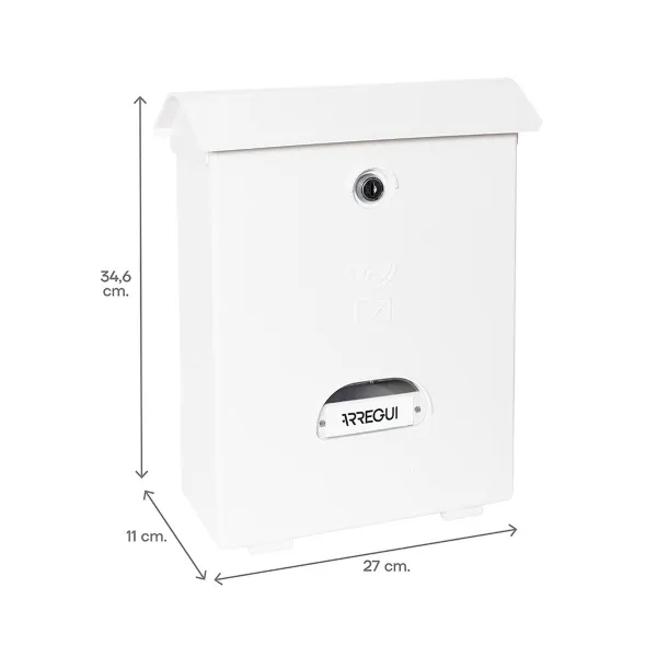 почтовый ящик Arregui Белый полистирол Classic 27 X 11 X 34,6 cm