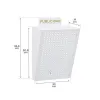 Pastkaste Arregui Balts Tērauds 22 x 19 x 35,5 cm 3 Daudzums