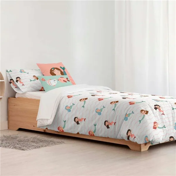 Duvet cover set Kids&Cotton Mosi Small Pink 155 x 220 cm