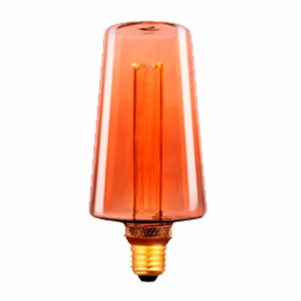 LED lamp Fbright s135 Amber 4 W E27 200 Lm Ø 13,5 x 22,5 cm Decorative (1800 K)