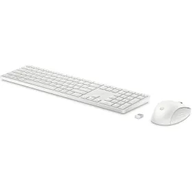 Klaviatūra un Pele HP 650 Balts