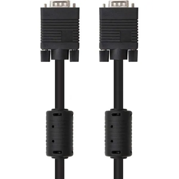 VGA Cable NANOCABLE 10.15.0101 Black 1 m