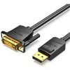 DisplayPort to DVI Adapter Vention HAFBH Black 1 m