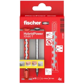 Sieniniai kištukai ir varžtai Fischer hybridpower Ø 10 x 90 mm (4 vnt.)