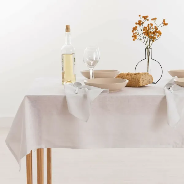 Stain-proof tablecloth Belum White Multicolour 350 x 150 cm