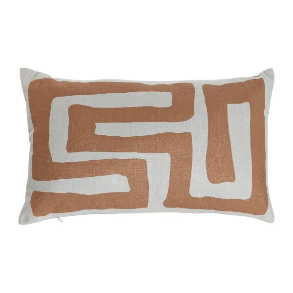 Cushion Home ESPRIT Beige Mustard Boho 50 x 30 cm