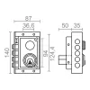 Bolt lock Micel Steel Right