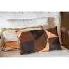 Cushion Home ESPRIT Beige Mustard Boho 50 x 30 cm