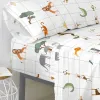 Fitted bottom sheet HappyFriday Mini savanna Multicolour 105 x 200 x 32 cm