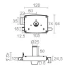 Bolt lock Micel Steel Right