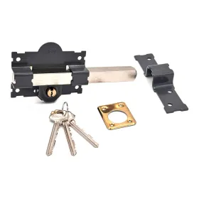 Apsauginė spyna Micel crr07 105l/50 Plienas Pilka 50 mm Uždėti ant viršaus