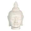 Decorative Figure Cream Buddha Oriental 19 x 18,5 x 32,5 cm