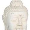 Decorative Figure Cream Buddha Oriental 19 x 18,5 x 32,5 cm