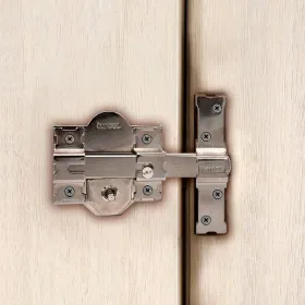 Apsauginė spyna Micel crr08 86b/70 Plienas 70 mm nikelis Uždėti ant viršaus