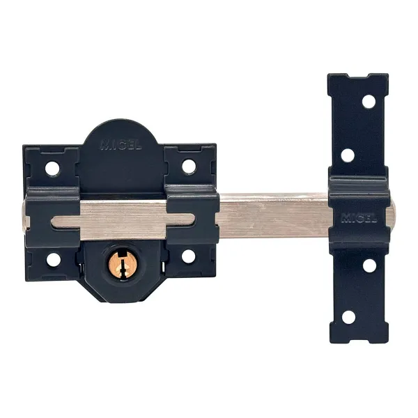 Apsauginė spyna Micel crr09 86l/70 mm Plienas 70 mm Pilka Uždėti ant viršaus