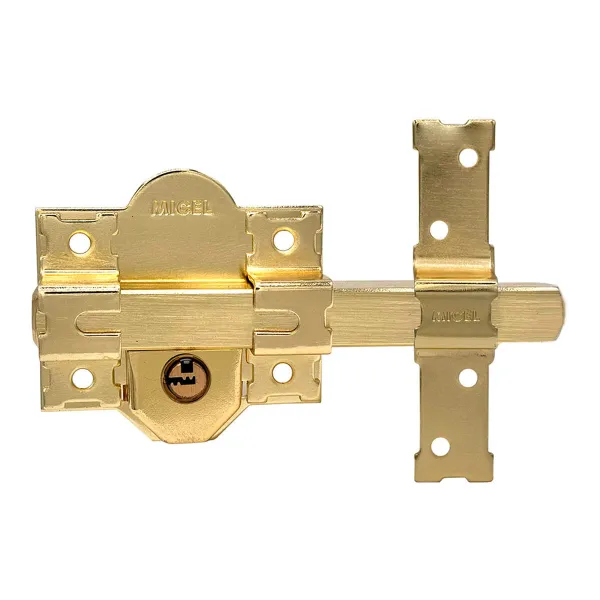 Apsauginė spyna Micel crr11 86l/50 Plienas Žalvaris 50 mm Uždėti ant viršaus
