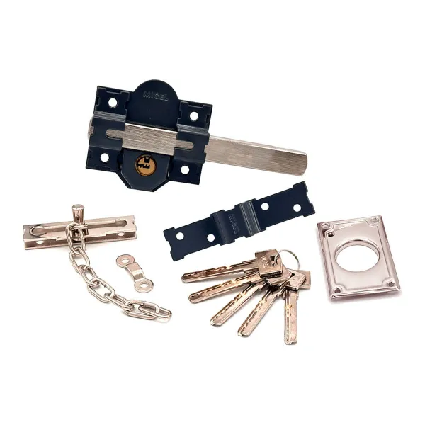 Safety lock Micel crr11 86l/50 mm Steel Grey 50 mm To put on top of