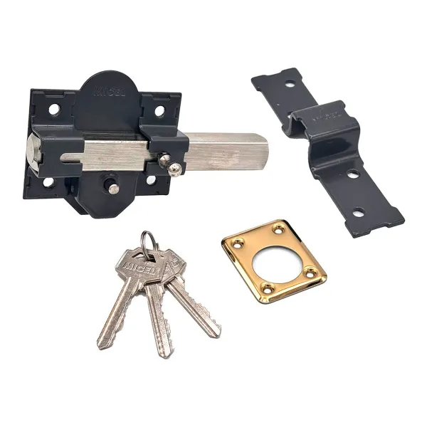 Apsauginė spyna Micel crr12 86b/50 mm Plienas Pilka 50 mm Uždėti ant viršaus