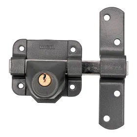 Apsauginė spyna Micel crr14 86l/50 mm Plienas Pilka 50 mm Uždėti ant viršaus