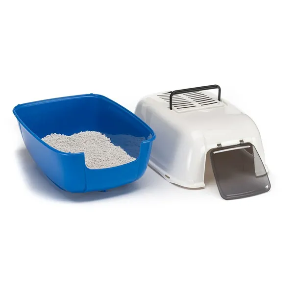 Cat Litter Box Ferplast Blue Plastic 39,5 x 52,5 x 38 cm