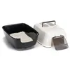 Cat Litter Box Ferplast Black Plastic 39,5 x 52,5 x 38 cm