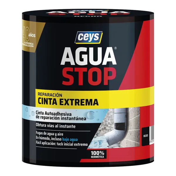 Insulating tape Ceys Black Plastic
