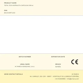 Sandariklis / klijai Ceys total tech Antracito 290 ml