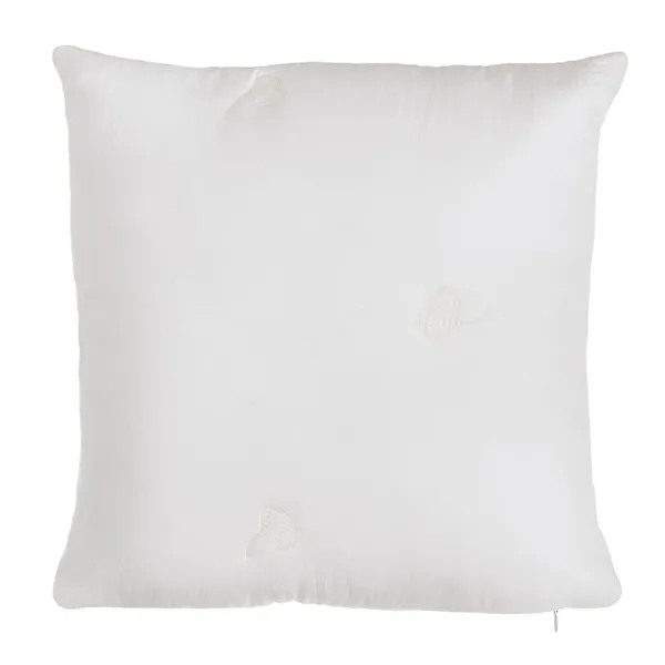 Cushion Cream 40 x 40 cm Squared Floral