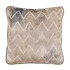 Cushion Beige Geometric 45 x 45 cm Squared