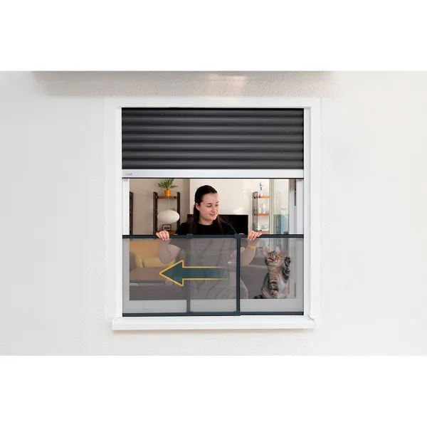 Tinklelis nuo uodų Schellenberg Antracito 50 x 75-142 cm