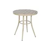 Side table Home ESPRIT White Aluminium 70 x 70 x 75 cm