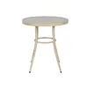 Side table Home ESPRIT White Aluminium 70 x 70 x 75 cm