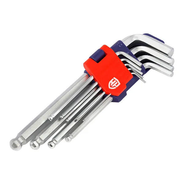Kuusiokoloavain Setti Workpro 1,5, 2, 2,5, 3, 4, 5, 6, 8, 10 mm Kamuolys 9 Kappaletta (9 osaa)