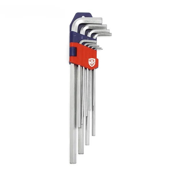 Kuusiokoloavain Setti Workpro 1,5, 2, 2,5, 3, 4, 5, 6, 8, 10 mm Kuusikulmainen 9 Kappaletta (9 osaa)